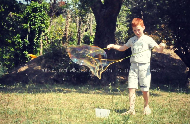 tutorial bolle di sapone giganti