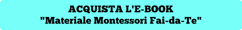 Materiale Montessori fai da te