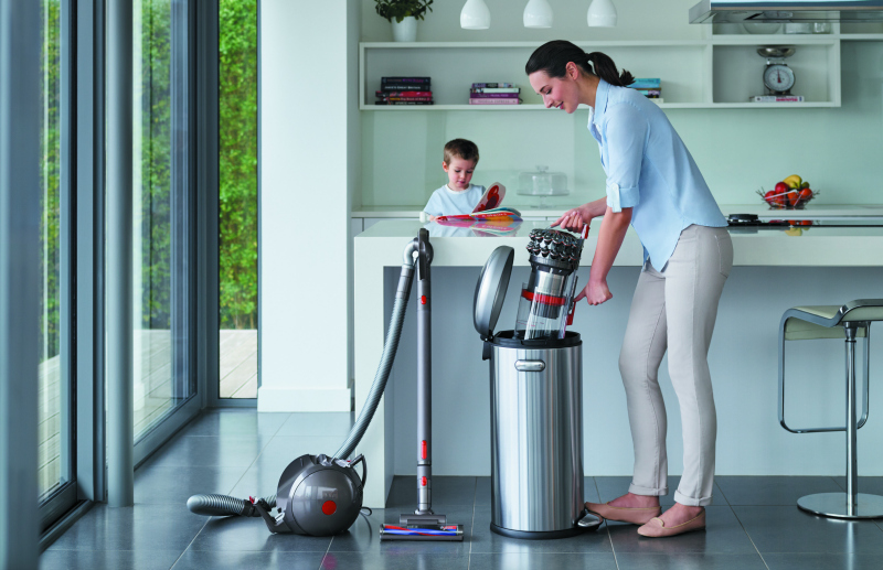 Dyson serbatoio con espulsione igienica